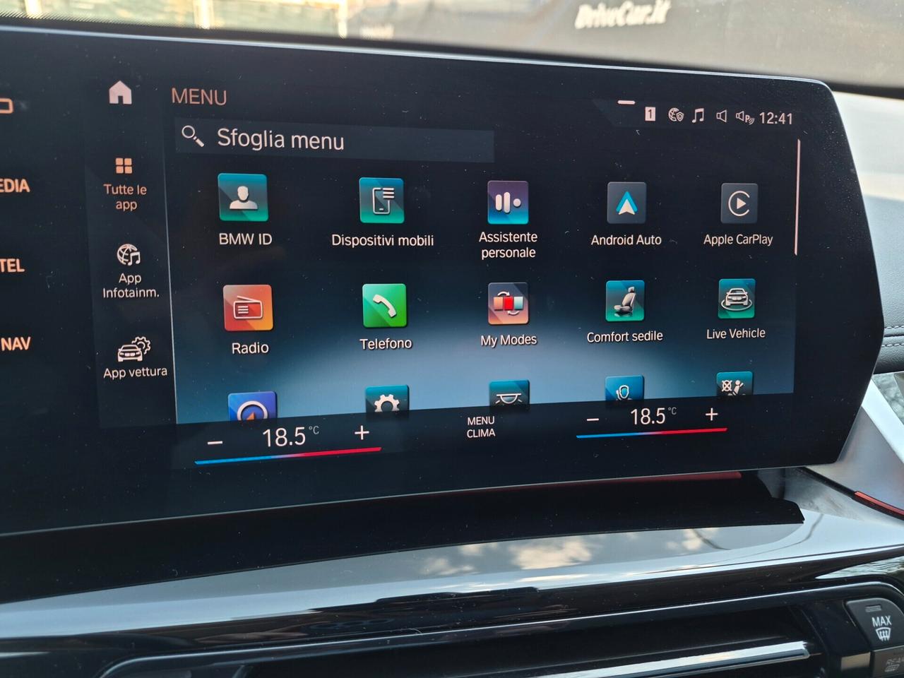 BMW X1 18D XLINE SDRIVE STEPTRONIC GANCIO PELLE APPLE CARPLAY / ANDROID AUTO E NAVI