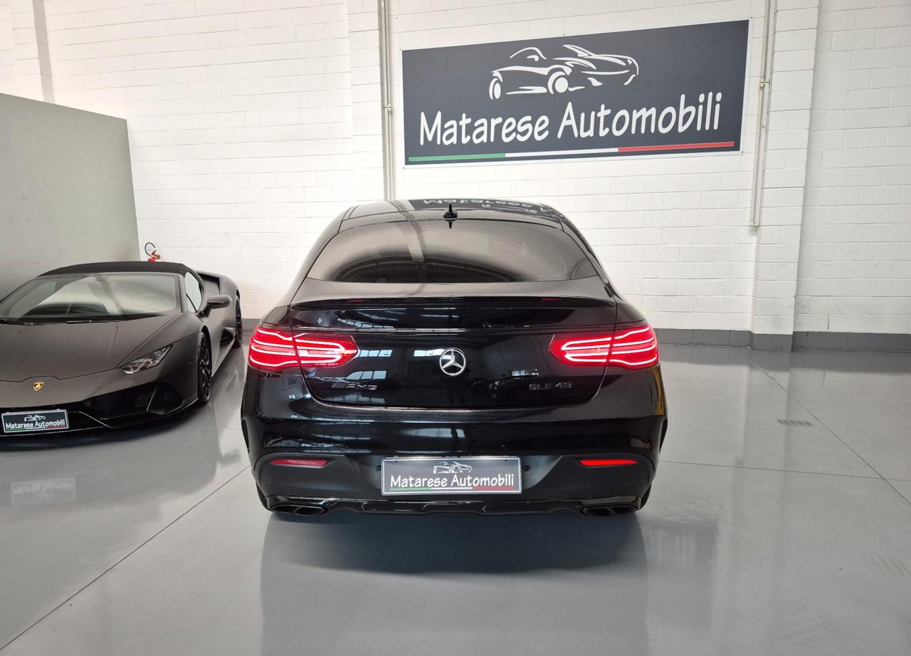 Mercedes GLE43 Coupè AMG 3.0 Biturbo 367cv 4Matic CarPlay Camera Pedane Cerchi21 GARANZIA FULL
