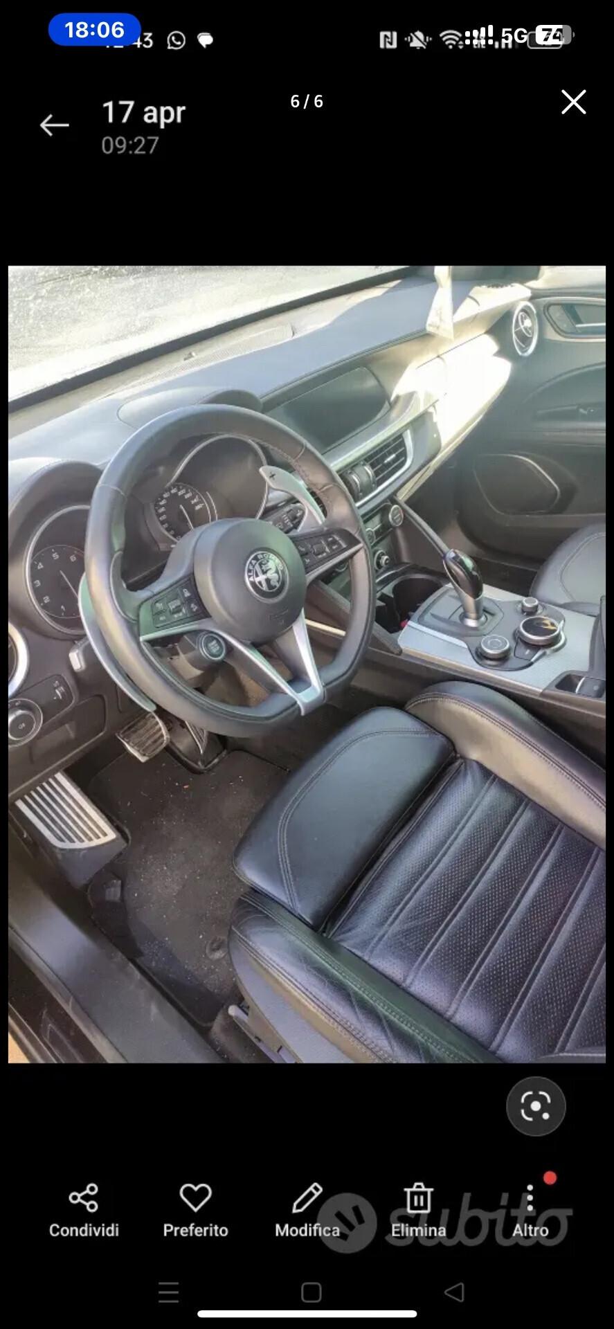 Alfa Romeo Stelvio 2.0 Turbo 280 CV AT8 Q4 Veloce