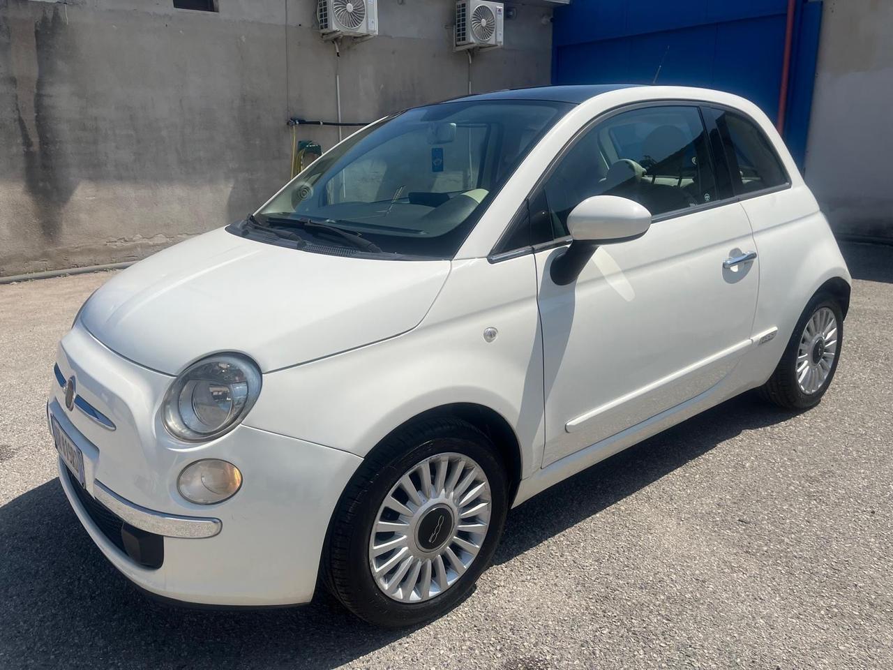 Fiat 500 lounge-1.2 gpl- km 125000-2008
