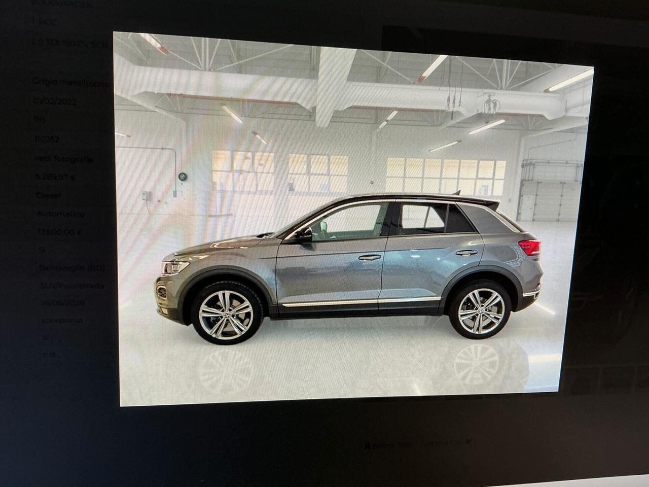 Volkswagen T-Roc 2.0 TDI SCR Advanced BlueMotion Technology