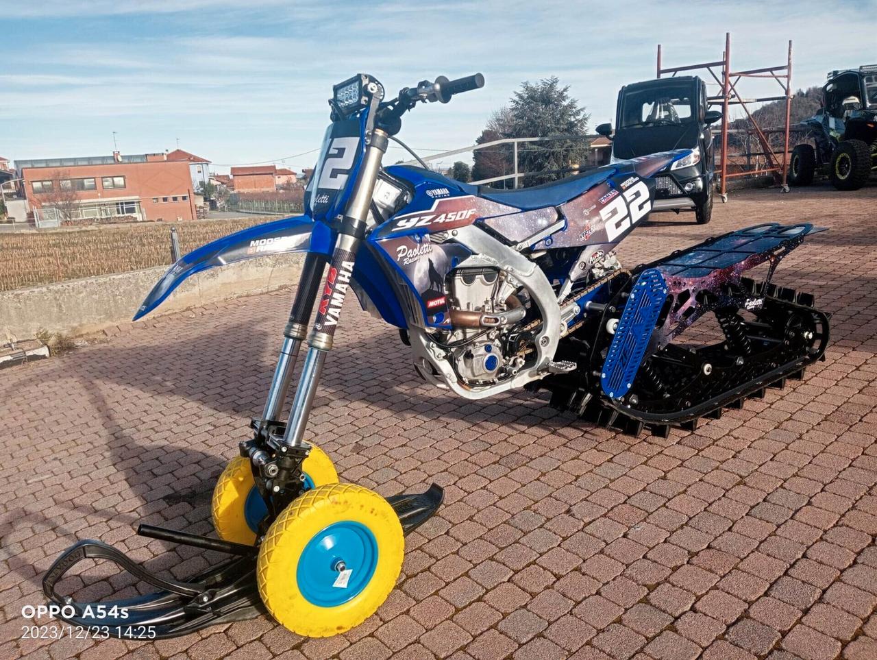 Yamaha yzf 450 kit cingoli snowbike da 127