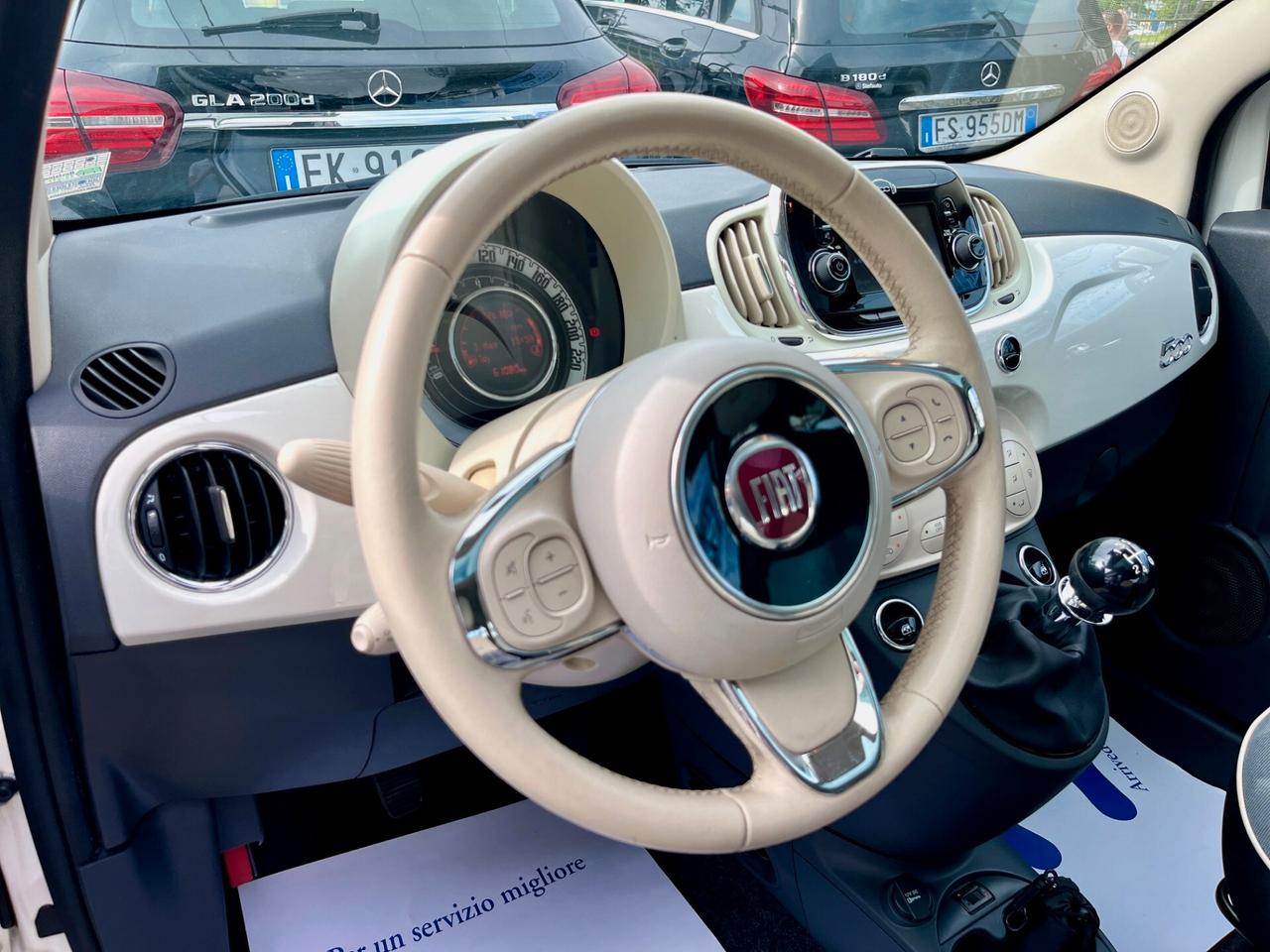 Fiat 500 1.2 Lounge easypower Gpl 69cv "TETTO PANCRUISE C