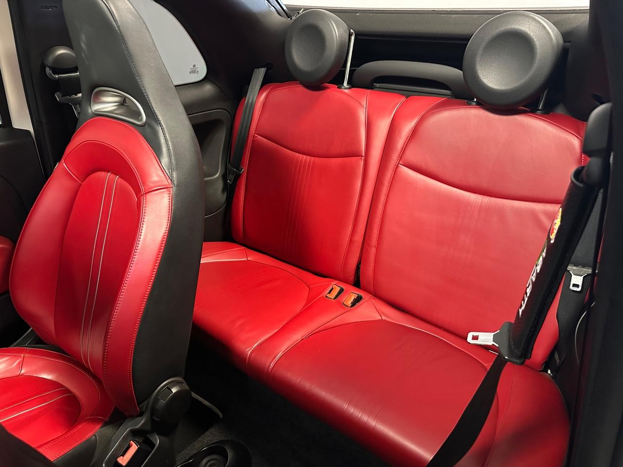 ABARTH CABRIO OVER 300CV MTA PELLE ROSSA PRONTA CONSEGNA