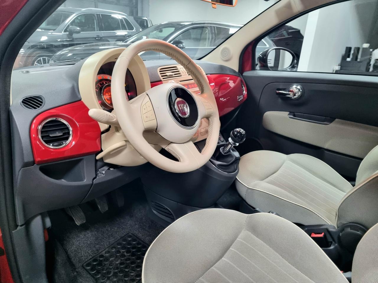 FIAT 500 1.2 BENZINA 69CV LOUNGE OK NEOPATENTATI