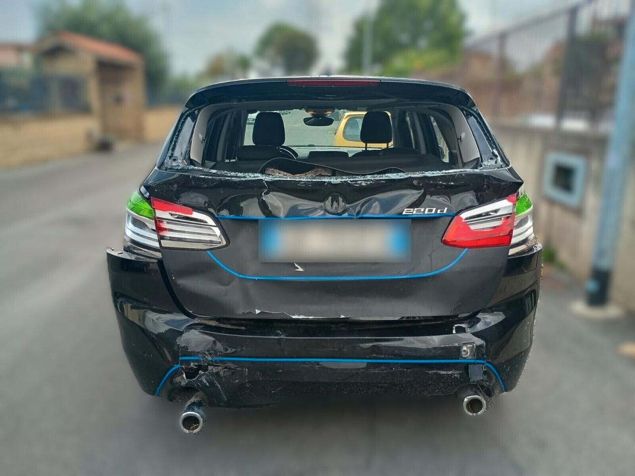 Bmw 220d Tourer 190CV Aut. - 2020 Incidentata