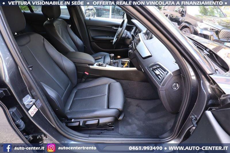 BMW Serie 1 118i Lci MANUALE MSport M-sport *PELLE