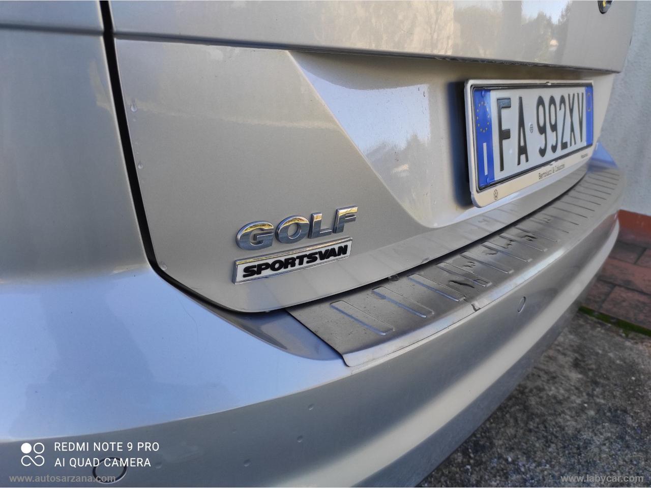 VOLKSWAGEN Golf Sportsvan 1.6TDI110DSGExec 4FreeBMT 3 ANNI GARANZIA -- 15GG SODDISFATTI O RIMBORSATI