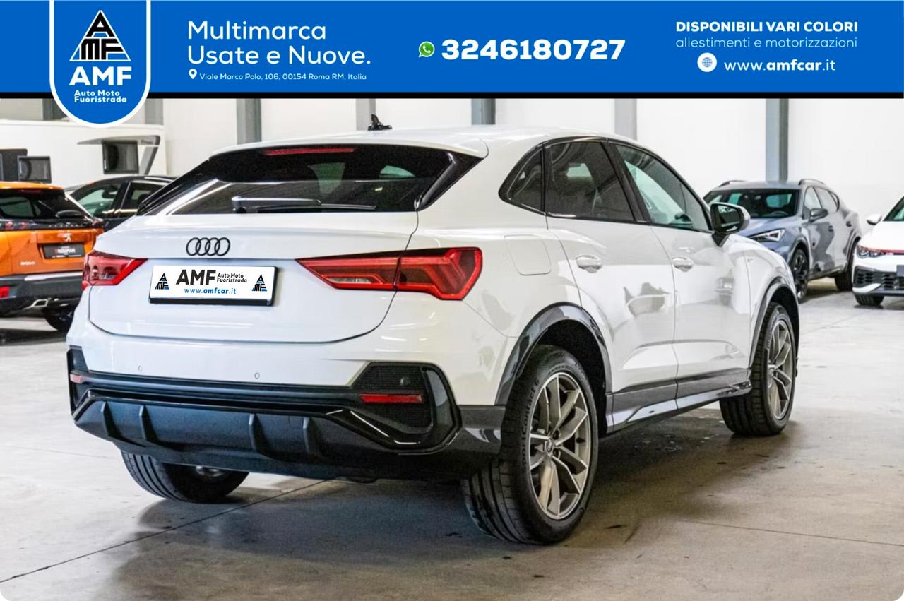 Audi Q3 Sportback 45 TFSIe S-Line Fari Matrix