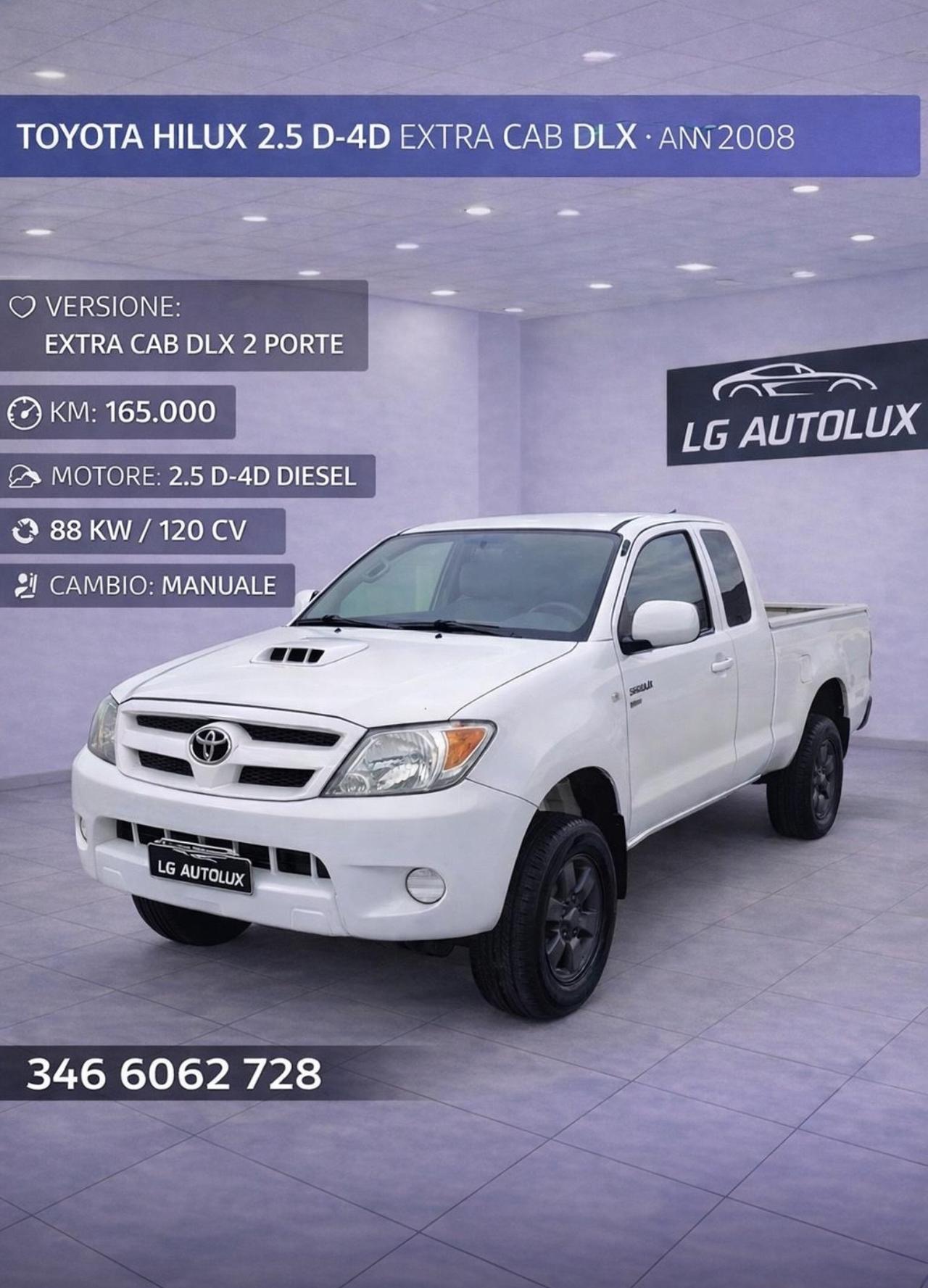 Toyota Hilux 2.5 D-4D 4WD 2p. Extra Cab DLX
