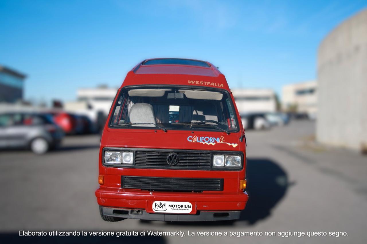 VOLKSWAGEN T3 CALIFORNIA WESTFALIA 1.6 T.D. DEL 1990 MOTORE RICONDIZIONATO