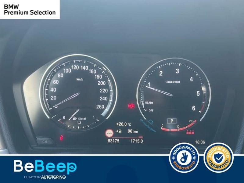 BMW X1 SDRIVE18D XLINE PLUS AUTO