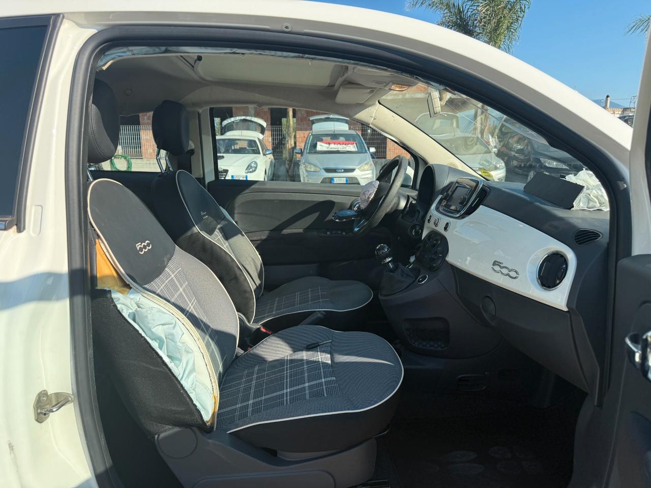 FIAT 500 LOUNGE ANNO 2017 1.2 BENZINA *SINISTRATA