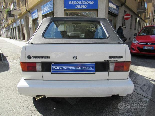VOLKSWAGEN Golf Cabriolet 1600 GL ISCRITTA ASI-I