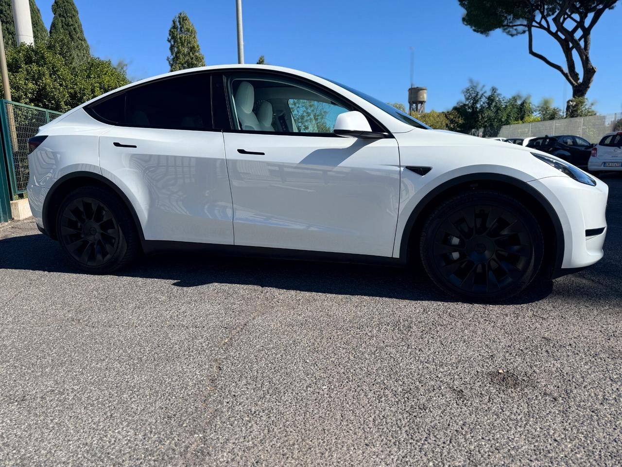 Tesla Model Y Long Range AWD Interni BIANCHI