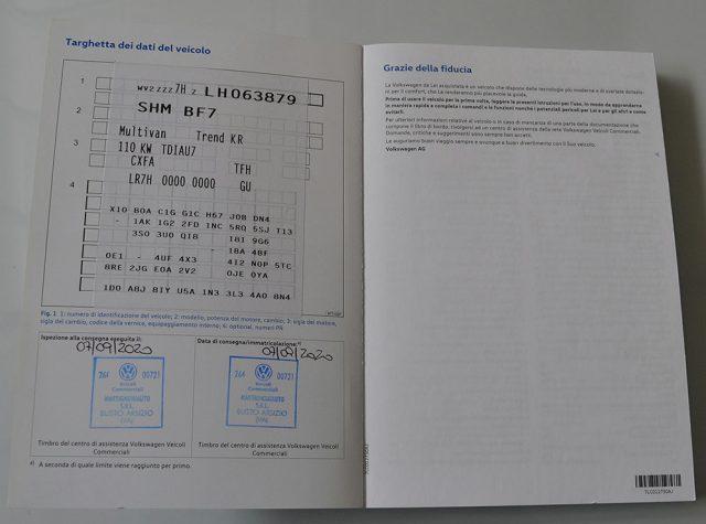 VOLKSWAGEN Multivan 2.0 TDI 150CV DSG Trendline "PEDANA DISABILI"
