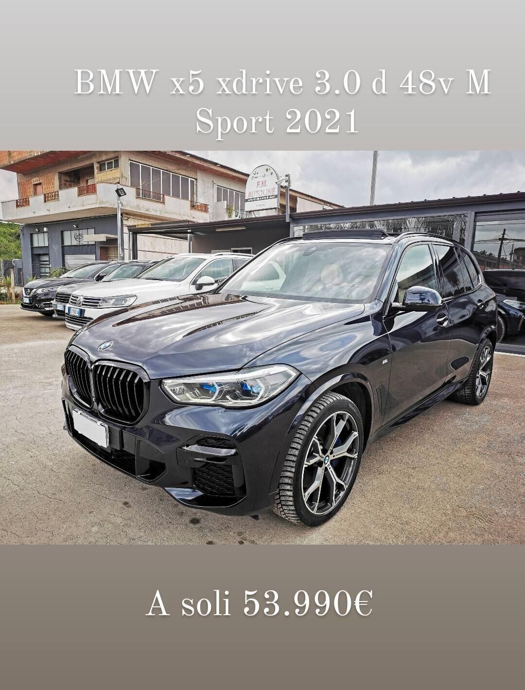 BMW x5 xdrive 3.0 d 48v M Sport 2021