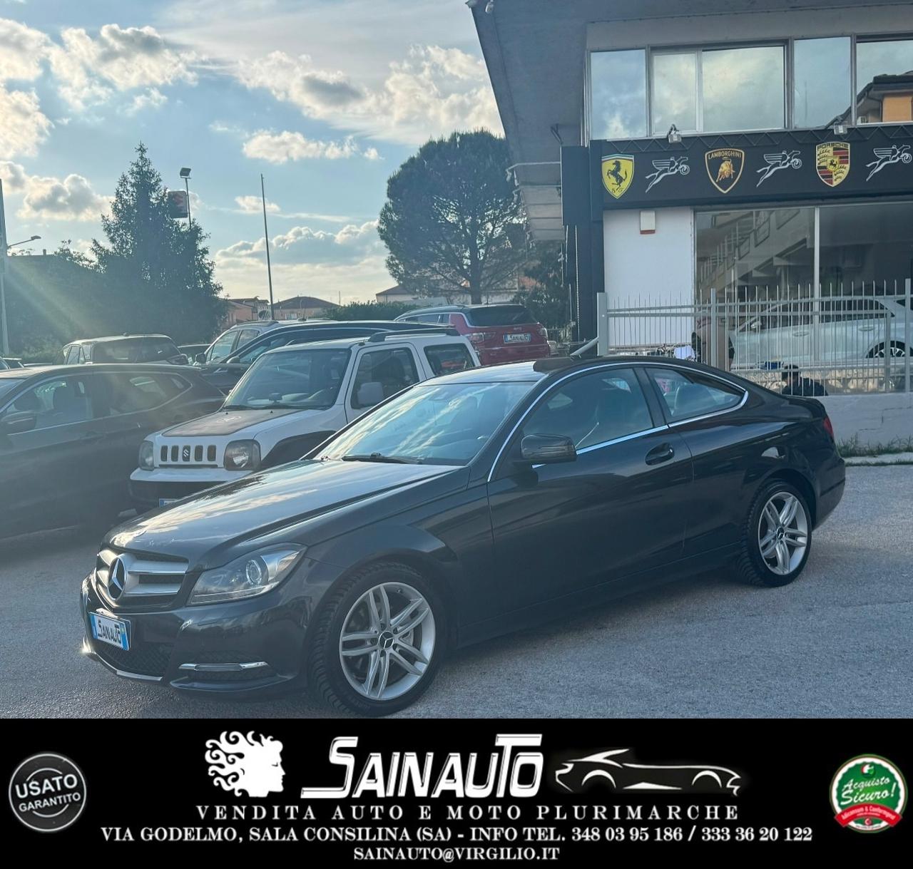 Mercedes-benz C 250 CDI 4matic Coupé automatica Avantgarde Garanzia