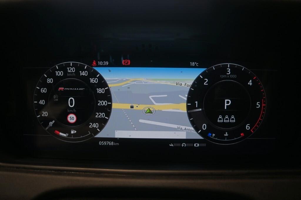 RANGE ROVER VELAR 2.0D I4 241CV AWD R-DYNAMIC S ( FARI LED - PELLE - TETTO PANORAMICO APR. - CRUISE - COCKPIT - NAVI - MIRROR - PDC - TELECAMERA POST. - CERCHI 19 ) KM 59000