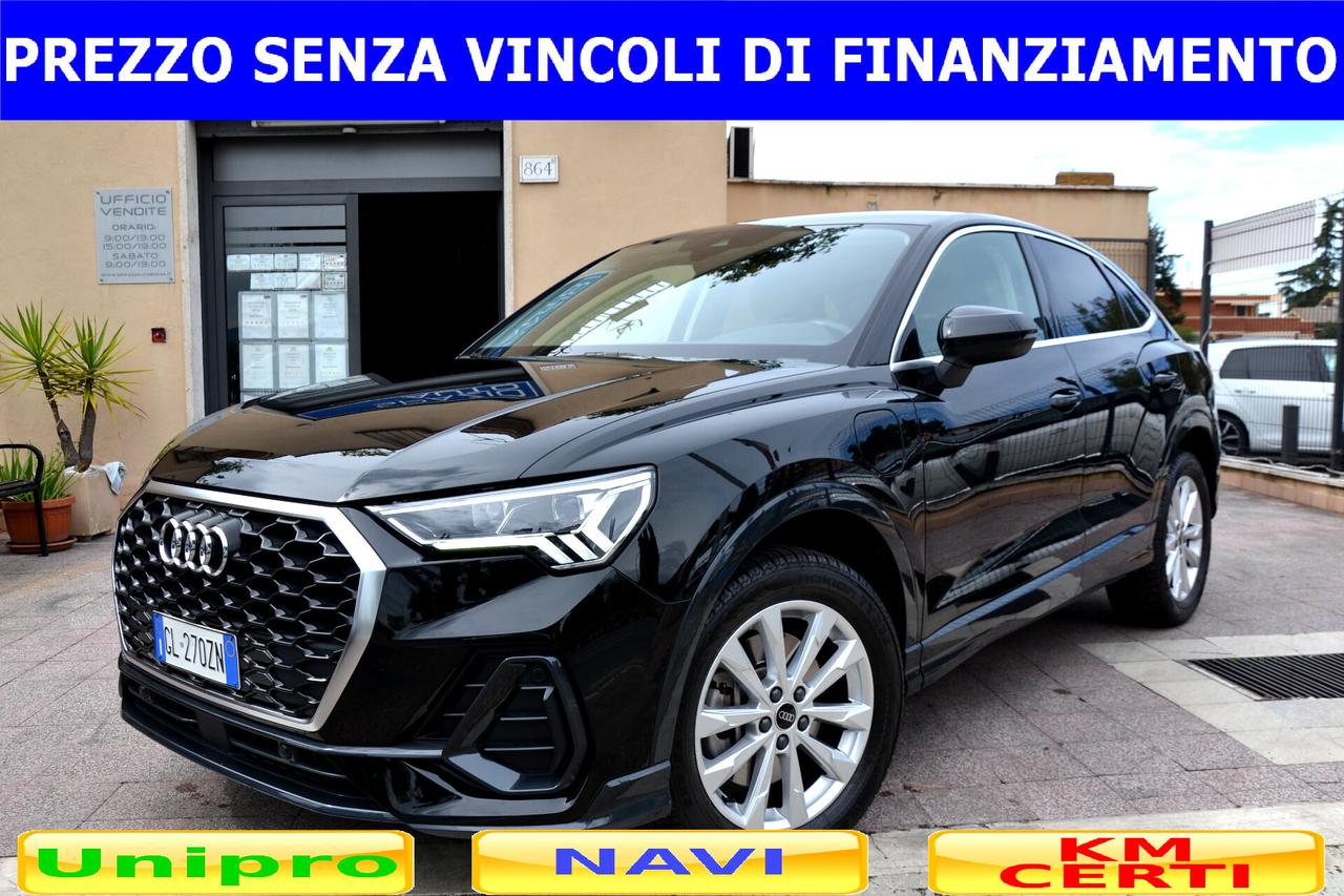 Audi Q3 45 1.4 TFSI 245CV PLUG-IN SPORTBACK **PREZZO VERO
