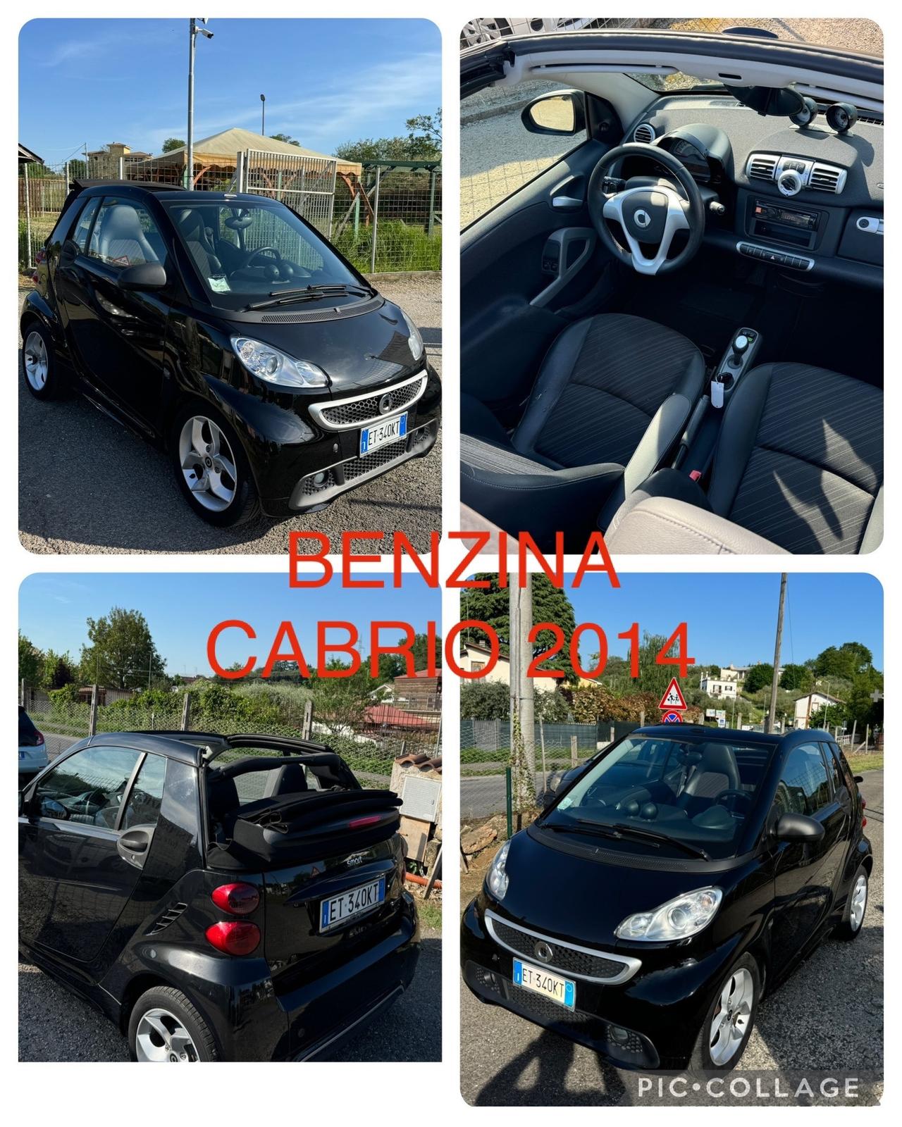 Smart ForTwo 1000 52 kW MHD cabrio passion NEOPATENTATI