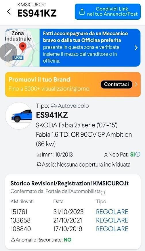 Skoda Fabia 1.6 TDI CR 90CV Wagon Ambition