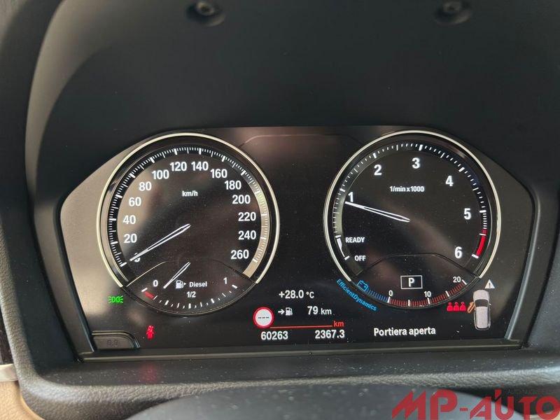 BMW X1 sDrive 18d xLine AUTOMATICO - UNICO PROPRIETARIO - NO OBBLIGO FINANZIAMENTO