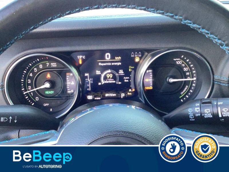 Jeep Wrangler UNLIMITED 2.0 ATX PHEV RUBICON 4XE AUTO