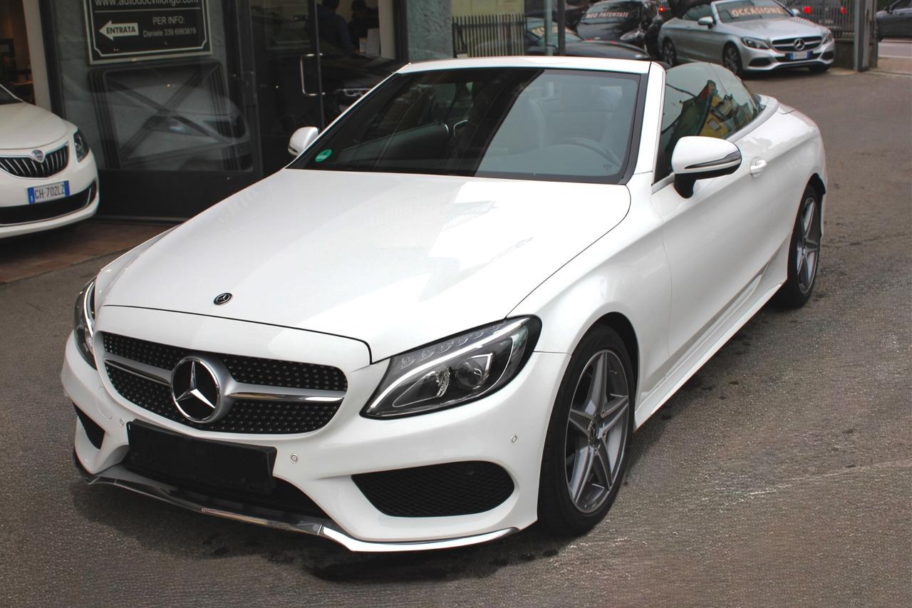 Mercedes-benz C 180 AMG CABRIO SPORT AUTOMATICA INTERNI SPORT ANTRACITE