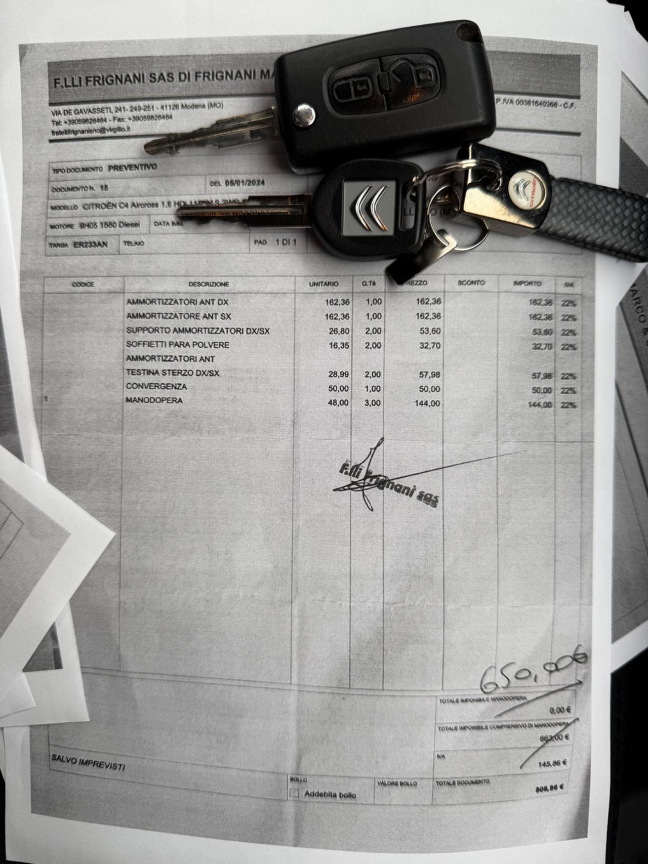 CITROEN C4 AIRCROSS 4WD 4x4 CON BLOCCO 2013