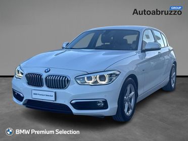 BMW Serie 1 5 Porte 118 d Urban Auto