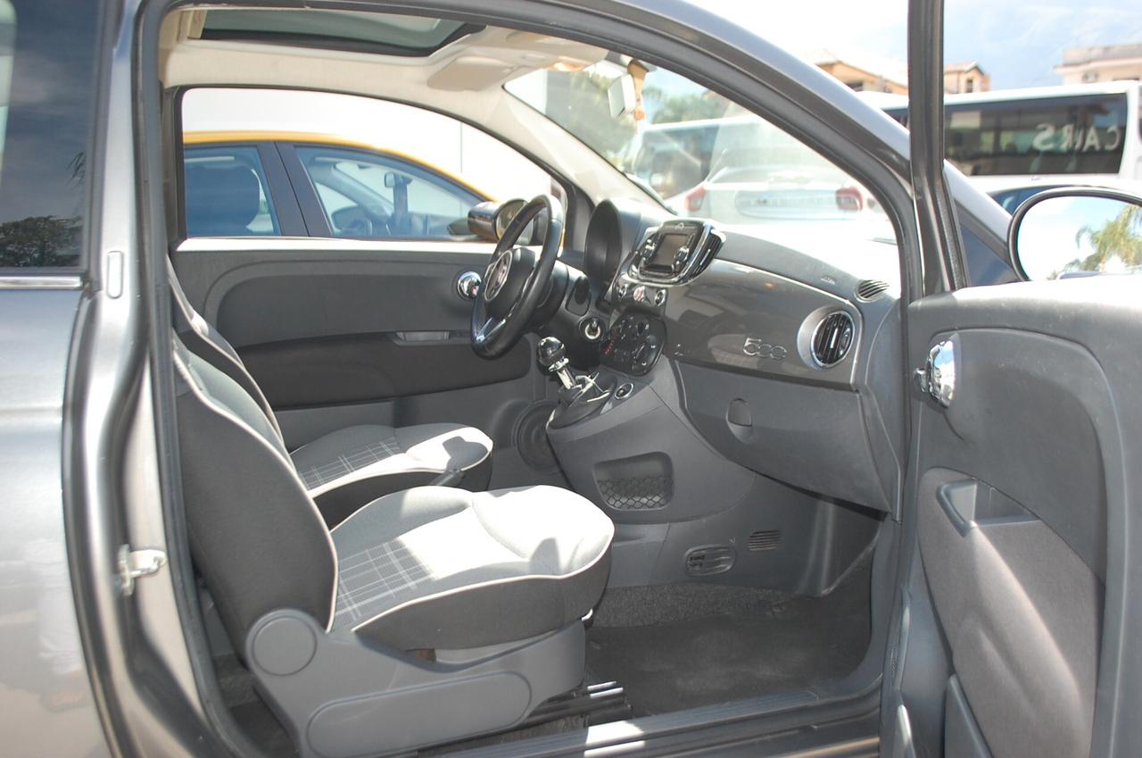Fiat 500 1.2 Lounge 69CV Uff Italy Tetto USB Clima