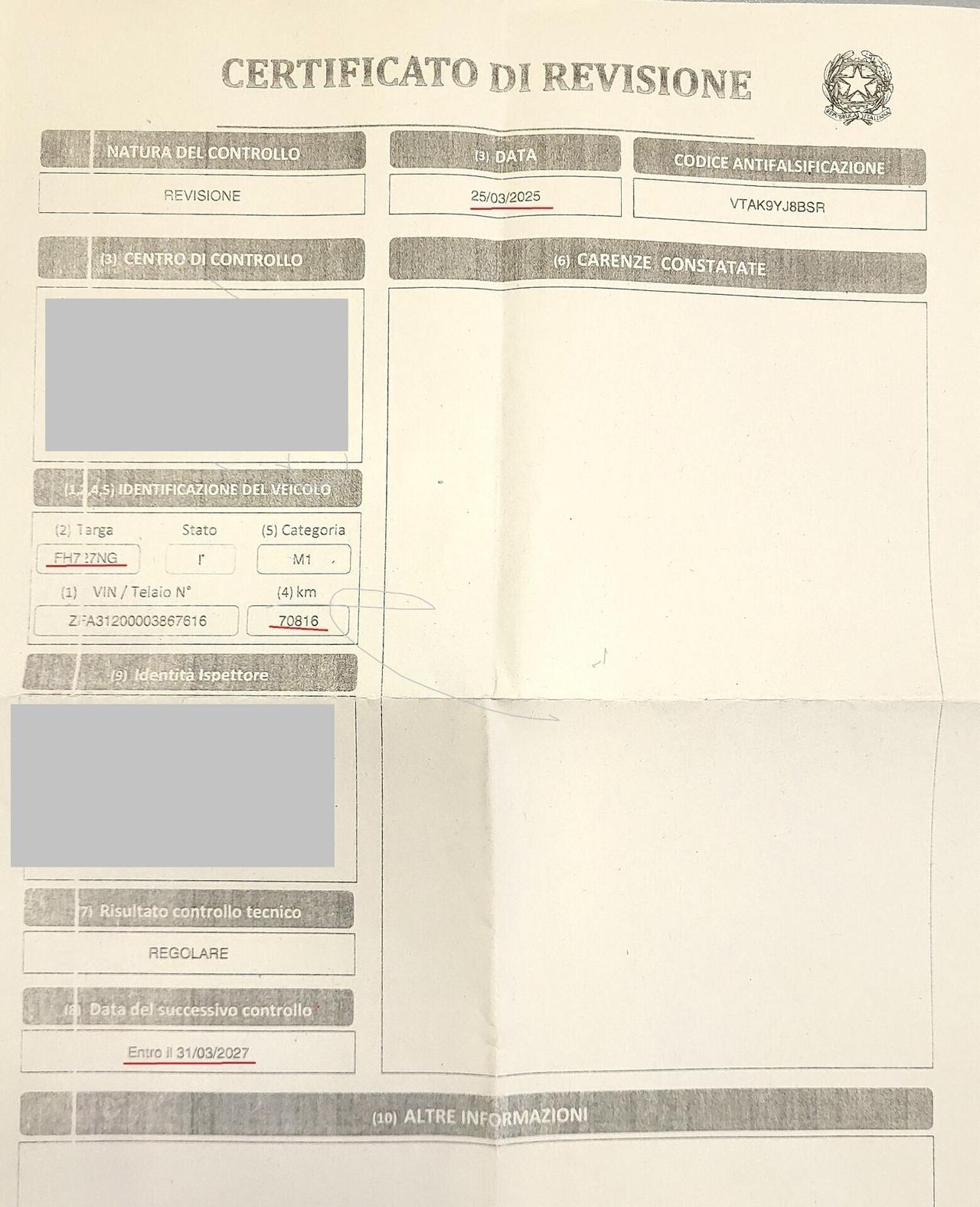 FIAT PANDA 1200-UNICA PROPRIET-FOTO 3 REVISIONI