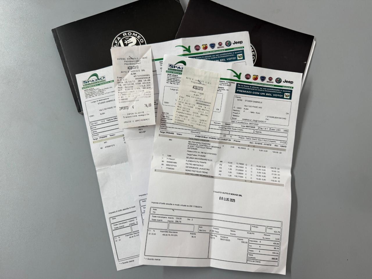 Alfa Romeo Giulietta/1.6 120CV/NAVI/LED/TAGLIANDI ALFA