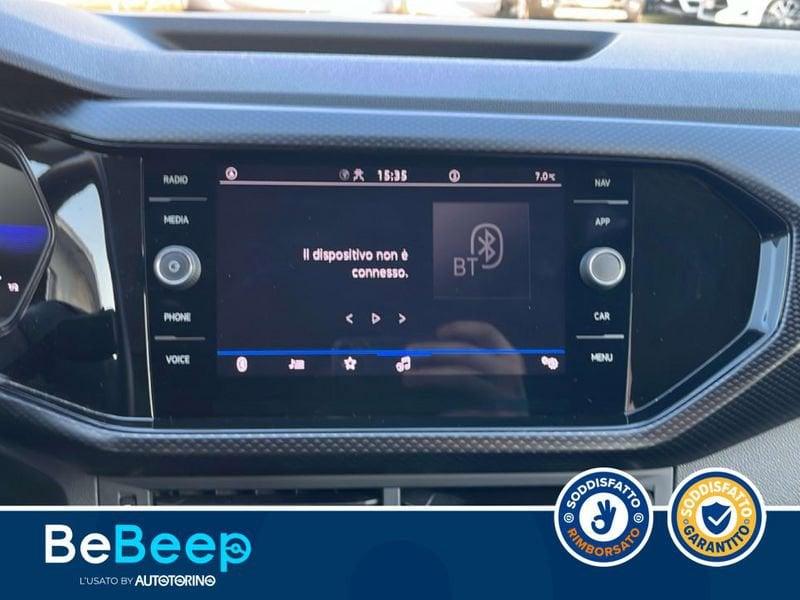 Volkswagen T-Cross 1.0 TSI SPORT 95CV