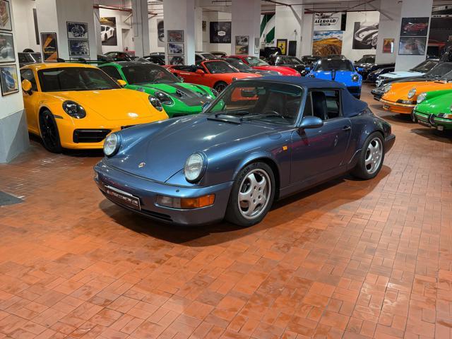 PORSCHE 964 Cabrio-Baltic Blu-Pelle Blu-Capote Blu