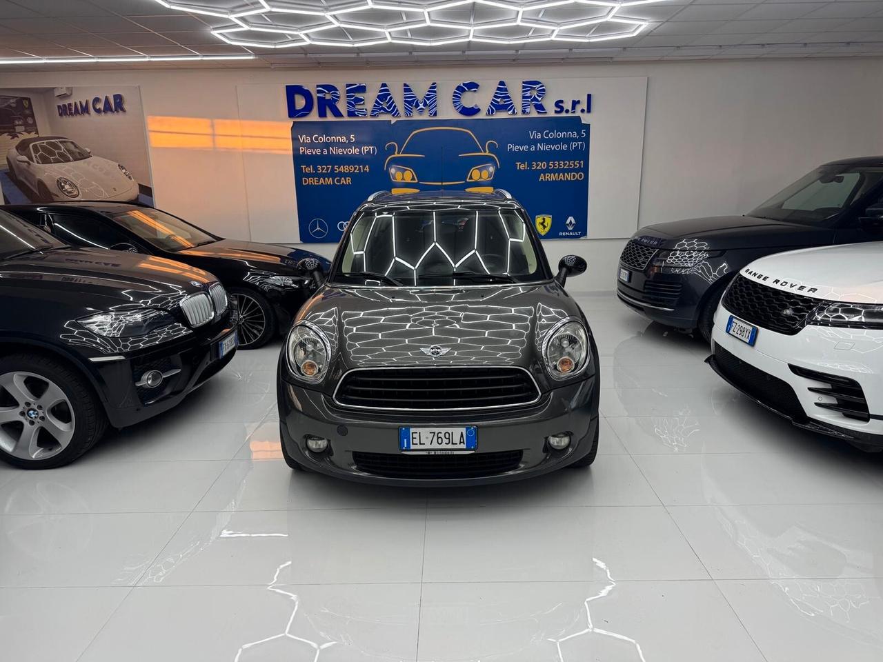 Mini Cooper D Countryman 1.6 diesel 111Cv -Ok Neopatentati