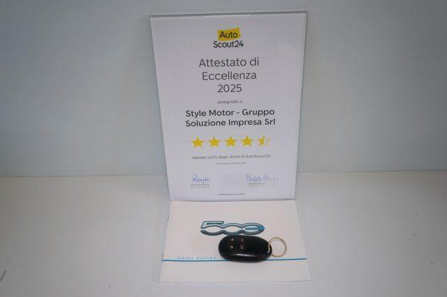 FIAT 500e 23,8 kWh Action Certificata Italiana Ufficiale
