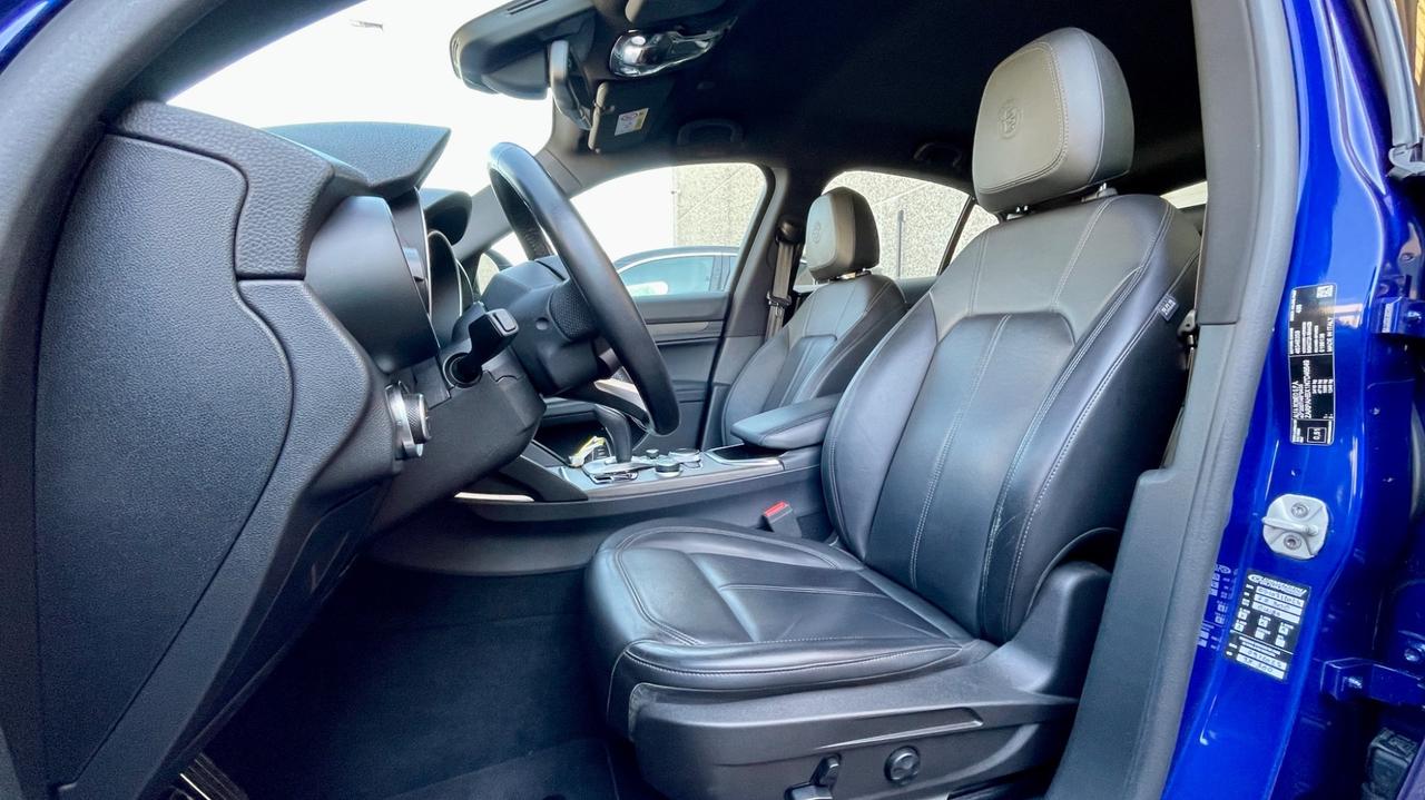 ALFA ROMEO STELVIO 2.2 Q4 TI TURBODIESEL 210CV - VOLANTE E SEDILI IN PELLE RISCALDABILI, MEMORIA