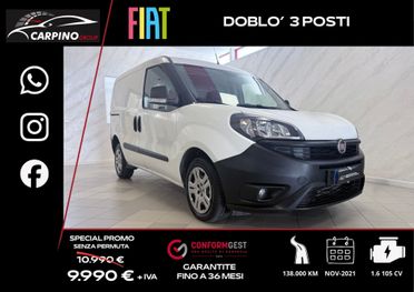 Fiat Doblo 1.6 mjt 105 cv 3 posti euro 6D