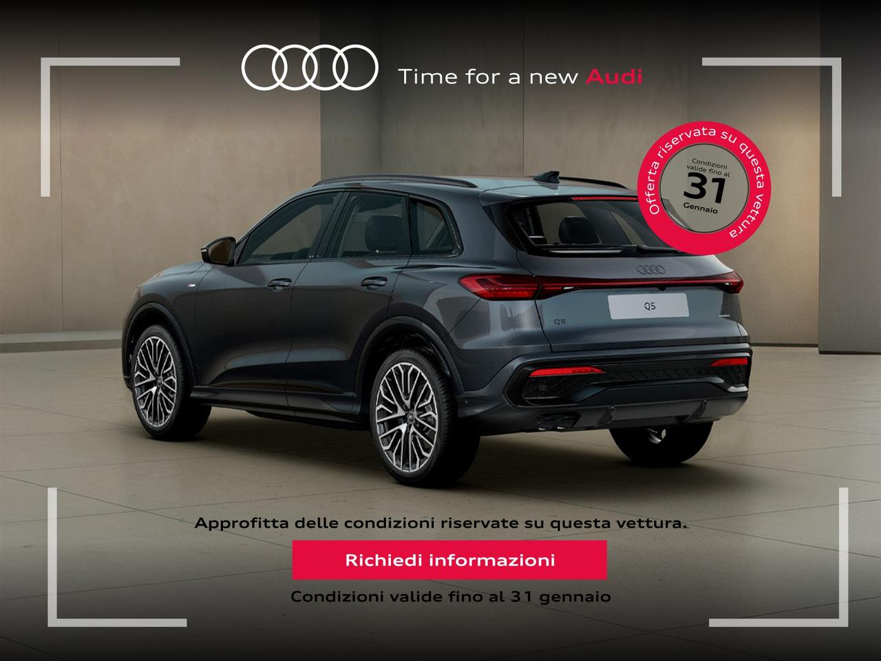 Audi Q5 2.0 tdi mhev+ s line edition quattro 204cv s-tronic