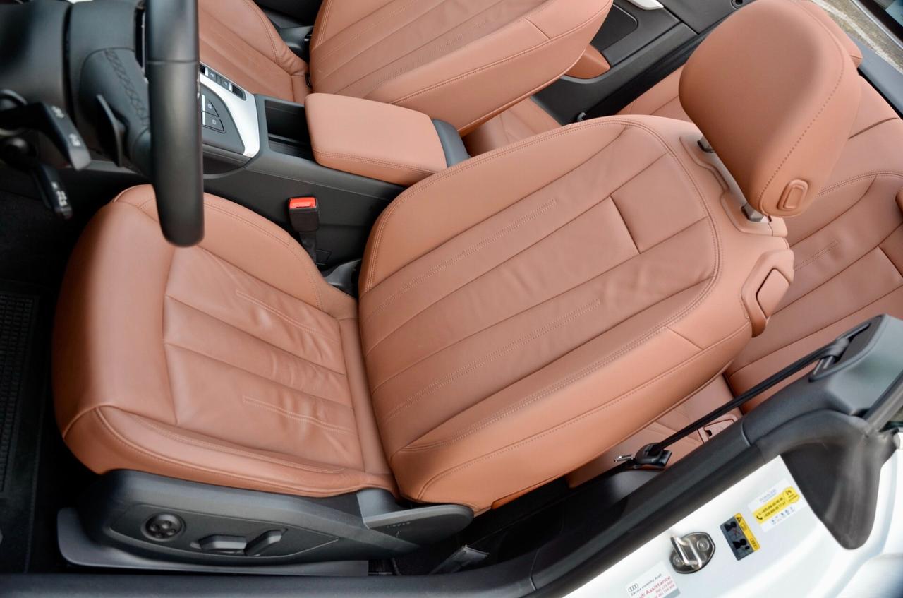 AUDI A5 CABRIO 45 2.0 TFSI MHEV QUATTRO 245cv S-TRONIC, UNICOPROPRIETARIO, SERVICE AUDI, EURO 6D, MATRIX, 20", RETROCAMERA, PELLE VALCONA, PERMUTE