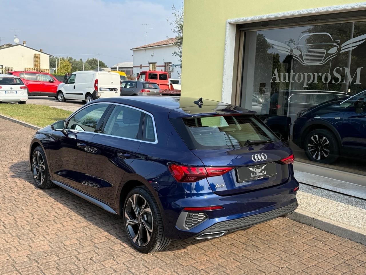 Audi A3 SPB 40 TFSI e S line edition PREZZO REALE/TG UFFICIALI