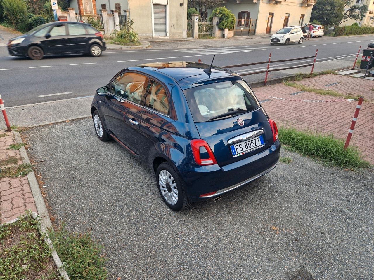 Fiat 500 1.2 70CV "46.400 km" Carplay, Sensori, Fendinebbia