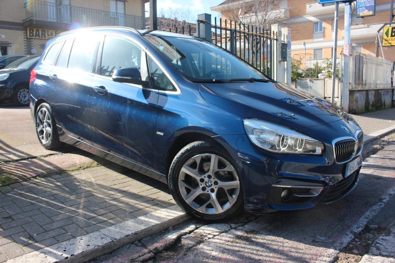 BMW 218d 7posti UNIPRO' *PREZZO VERO*automatica luxury CRONO TAGLIANDI