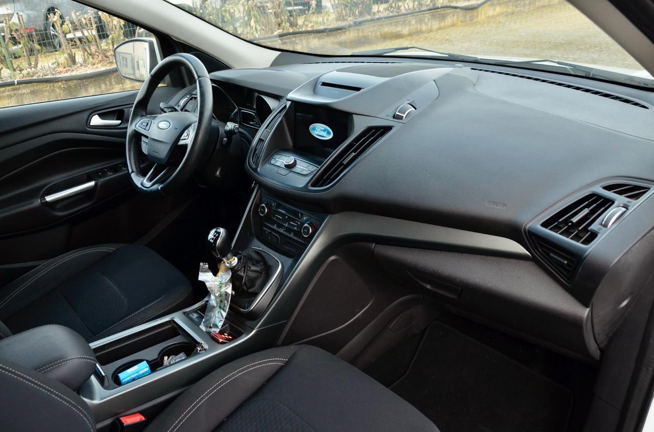 FORD KUGA 1.5 TDCI PLUS 120cv, UFF ITALIANA, EURO 6B, NAVI, APPLE ANDROID, PERMUTE