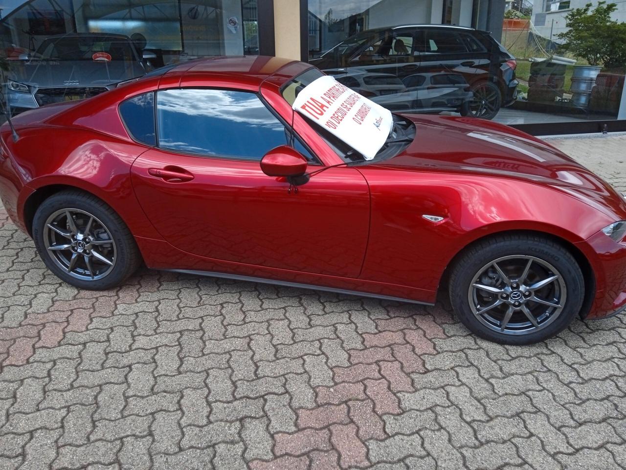 Mazda MX-5 RF PELLE TOTALE NERA SENS PARK CRUISE CONTROL NAVY CERCHI DA 17" PRONTA CONSEGNA