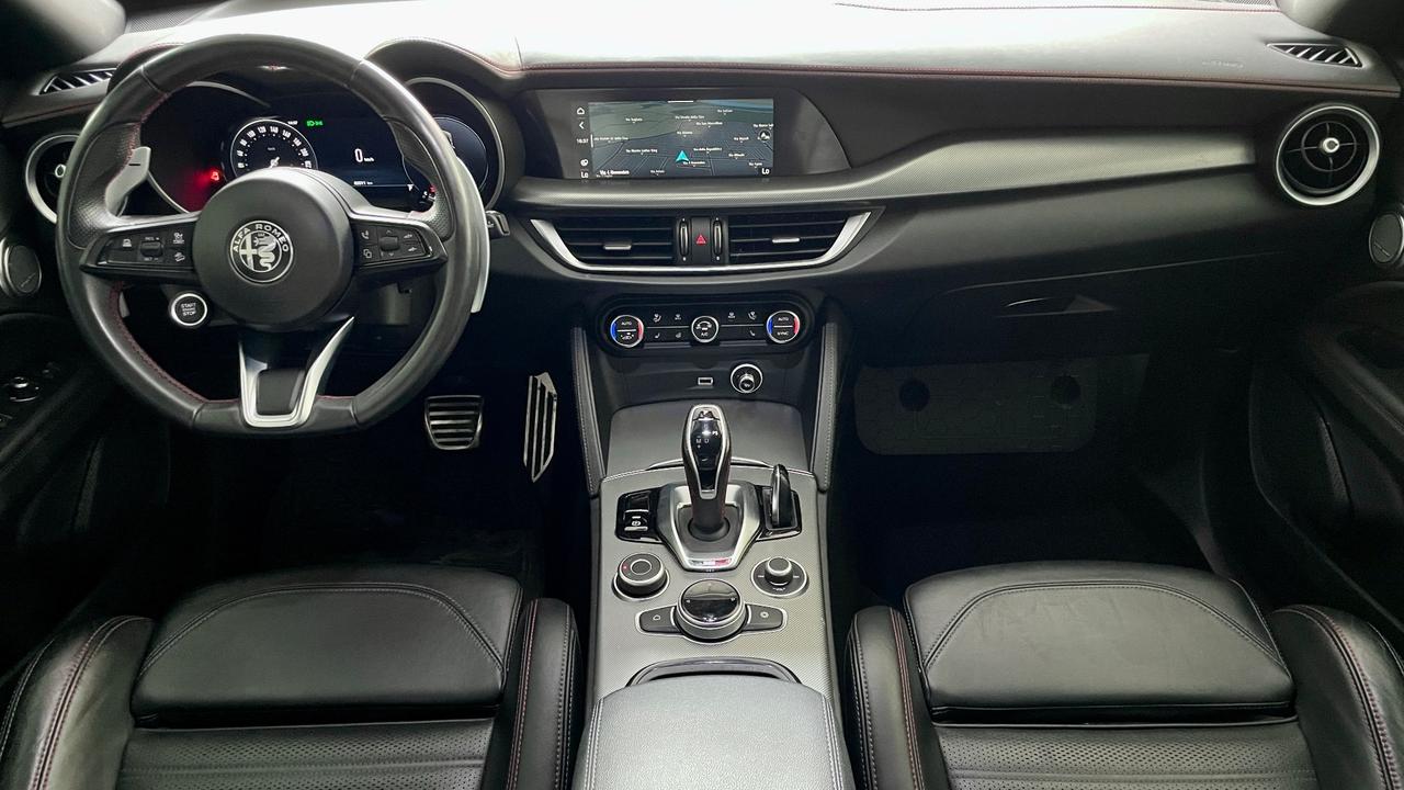 ALFA ROMEO STELVIO 2.2 COMPETIZIONE Q4 TURBODIESEL 210CV - VOLANTE E SEDILI IN PELLE RISCALDABILI, FULL LED