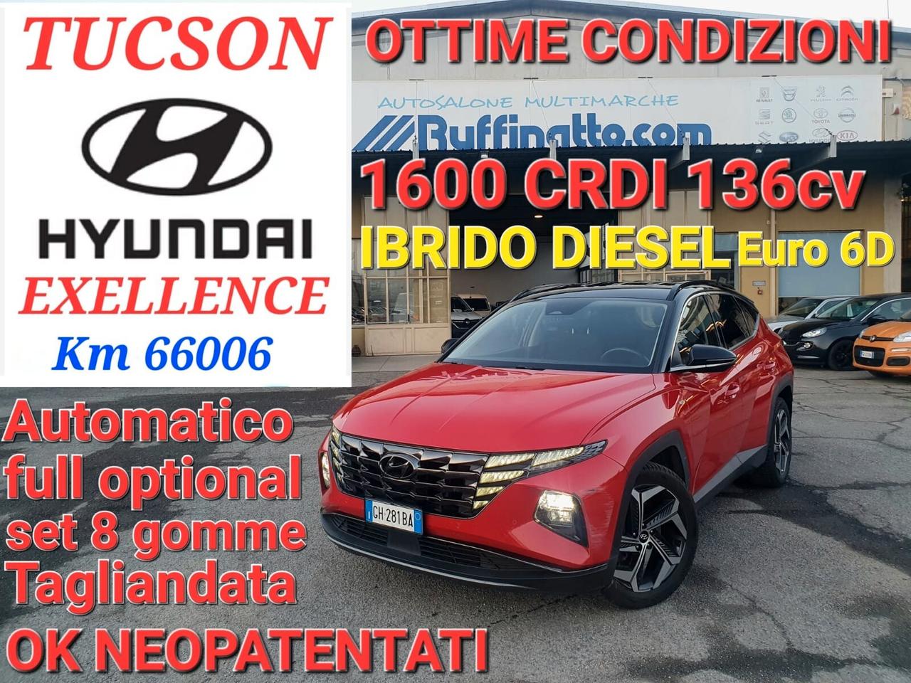 Hyundai Tucson 1.6 CRDI 48V DCT Exellence