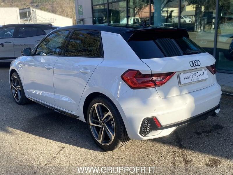 Audi A1 SPB 30 TFSI S tronic Identity Black NO VINCOLI